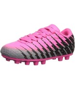 Vizari Bolt FG Soccer Shoes for Kids, Junior-6, Pink/Black/Silver, VZSE9... - $16.12