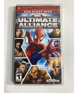 Greatest Hits Marvel Ultimate Alliance Video Game Sony PSP Complete Manu... - $860.34 MXN