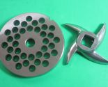 #32 OEM LEM 1782 Big Bite meat grinder 10 mm sausage grind Plate &amp; Knife - $29.16