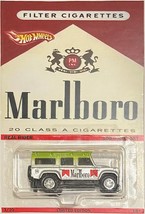 Land Rover Defender Custom Hot Wheels/Matchbox Marlboro Series Car w/Real Riders - £75.61 GBP