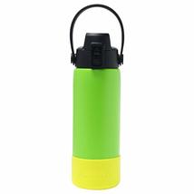 Aquatix Double Wall Insulated 21 Ounce Lime Green Bottle with Silicon Sh... - £17.11 GBP