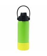 Aquatix Double Wall Insulated 21 Ounce Lime Green Bottle with Silicon Sh... - £17.09 GBP