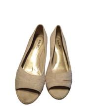 Coach and Four Women&#39;s Size 6 1/2 Open Toed 2 inch Wedges - £22.05 GBP