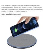 Fast Wireless Charger,20W Max Wireless Charging Pad Compatible with - $21.66