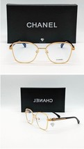 CHANEL CH2212 Eyeglasses – Gold &amp; Black Clear Lens Frames, Brand New - $240.10