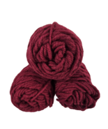 3 Skeins Yarn Dawn Sayelle 4 Fold 4 Oz Mulberry 324 American Thread Co. ... - $10.36