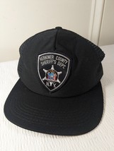 Vintage Herkimer County Sheriff&#39;s Dept trucker hat New York Police black... - $70.00