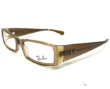 Ray-Ban Eyeglasses Frames RB5076 2203 Clear Brown Rectangular 50-16-135 - £62.57 GBP