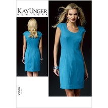 Vogue Sewing Pattern V1360 Kay Unger New York Dress Misses Size 16-24 - $8.99