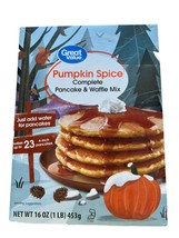 Great Value Pumpkin Spice Complete Pancake Waffle Mix Spice Fall Exp 3/2... - $11.58