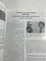 Frederick Gaskell Canadian Clockmaker Inventor Watches NAWCC Bulletin Ju... - $16.08