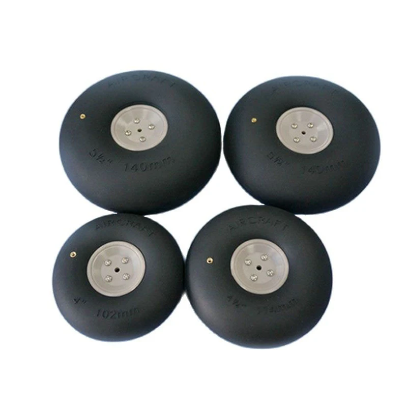 1PCS Fixed-Wing Aircraft Inflatable PU Wheel 4/4.5/5/5.5 Inches Pneumatic Tire - £30.05 GBP+