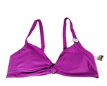 Time and Tru Womens 2X Passionate Plum Purple Bikini Top - £11.68 GBP