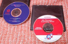 Lot of 2: Compaq My Presario Learning + Knowledge Center (2000) CD Computer Util - £15.02 GBP