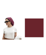 BURGUNDY Wine SOLID 22&quot; BANDANA Head Neck Wrap Scarf Scarve Handkerchief... - €6,42 EUR