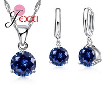 JEXXI 925 Sterling Silver Classic Necklace &amp; Earrings Set - Ladies / Wom... - $19.99