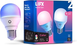 Lifx Color, A19 800 Lumens, Wi-Fi Smart Led Light Bulb, Compatible With ... - £41.45 GBP