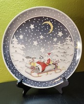 Villeroy &amp; Boch Santa Claus 1987 Christmas Plate Series #2 West Germany ... - €79,36 EUR