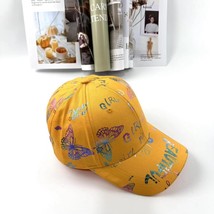 Hot Gold Letter Butterfly Women&#39;s Hat Summer Sun Block Baseball Cap Cap ... - $13.00