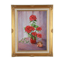 &quot;Watering Teapot&quot; By Anthony Sidoni 2001 Signed Oil Painting 20 1/4&quot;x16 1/4&quot; - £2,150.35 GBP