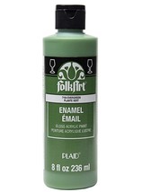 FolkArt Enamel Gloss Acrylic Paint, 7154 Evergreen Green, 8 Fl. Oz. - £7.86 GBP