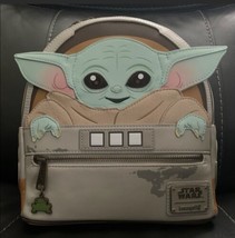 Loungefly Star Wars Baby Yoda Backpack - Gray/Beige - £84.07 GBP