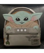 Loungefly Star Wars Baby Yoda Backpack - Gray/Beige - £84.58 GBP