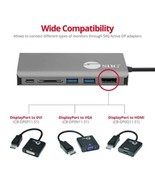 SIIG USB-C Multiport Adapter, 4K HDMI or Displayport Video, (JU-DK0F11-S1) - £54.52 GBP