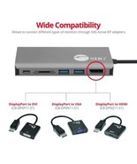 SIIG USB-C Multiport Adapter, 4K HDMI or Displayport Video, (JU-DK0F11-S1) - $95.06 CAD