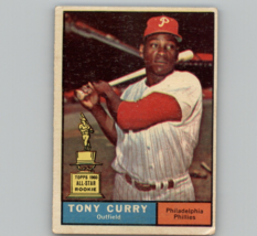 1961 Topps #262 Tony Curry Philadelphia Phillies - £2.44 GBP