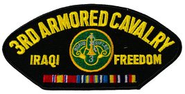3RD ACR Armored Cavalry Regiment Operation Iraqi Freedom Patch - Great Color - V - £10.44 GBP
