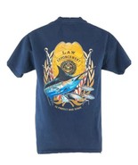 Guy Harvey &quot;Law Enforcement To Protect &amp; Serve&quot;  Tee Shirt Size Small Blue - £7.32 GBP