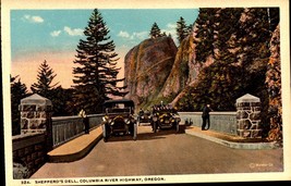 Shepperd&#39;s Dell Columbia River Highway Vintage Portland Oregon Postcard BK46 - £4.67 GBP