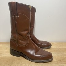 Justin Roper L 3802 21339 Cowboy Boots Size 5 A Zipper Shaft Excellent - £35.35 GBP