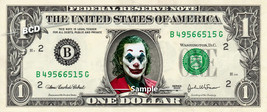 JOKER on a REAL Dollar Bill Joaquin Phoenix Cash Money Collectible Memorabilia C - £7.08 GBP