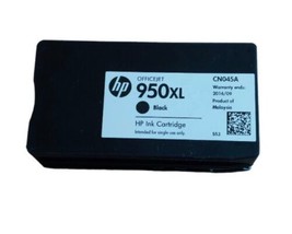 Genuine HP 950XL Black High-Yield Ink Cartridge New EXP 09/16 OEM - $14.01