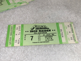 IRON MAIDEN UNUSED 1987 CONCERT TICKETS KIEL OPERA HOUSE ST LOUIS USA ME... - £7.02 GBP