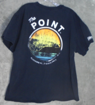 Santa Cruz The Point Pleasure Point Mens XL Classic Logo T Shirt Black G... - $9.63