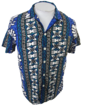 Koko Knot vintage Men Hawaiian shirt pit to pit 20 fits like S camp floral luau - £13.28 GBP
