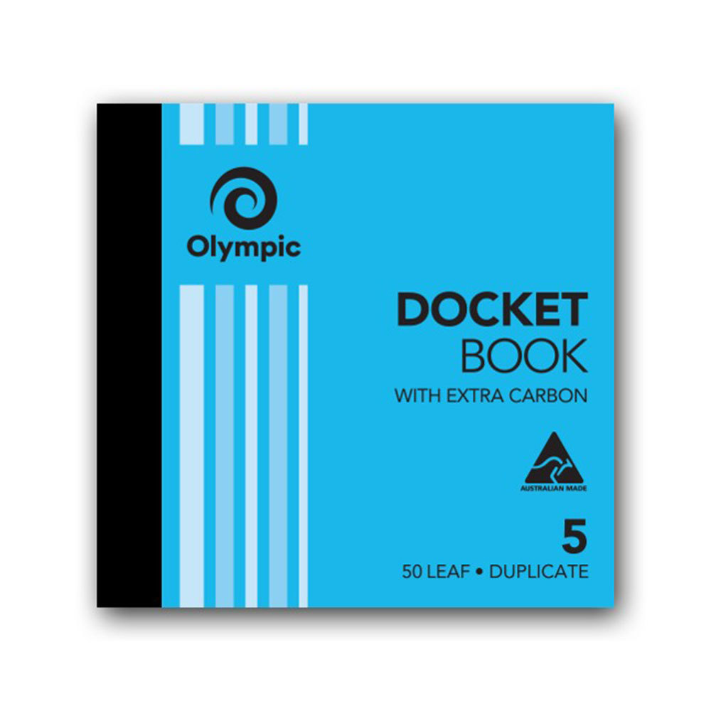 Olympic No 5 Duplicate Docket Book with Extra Carbon - $31.05