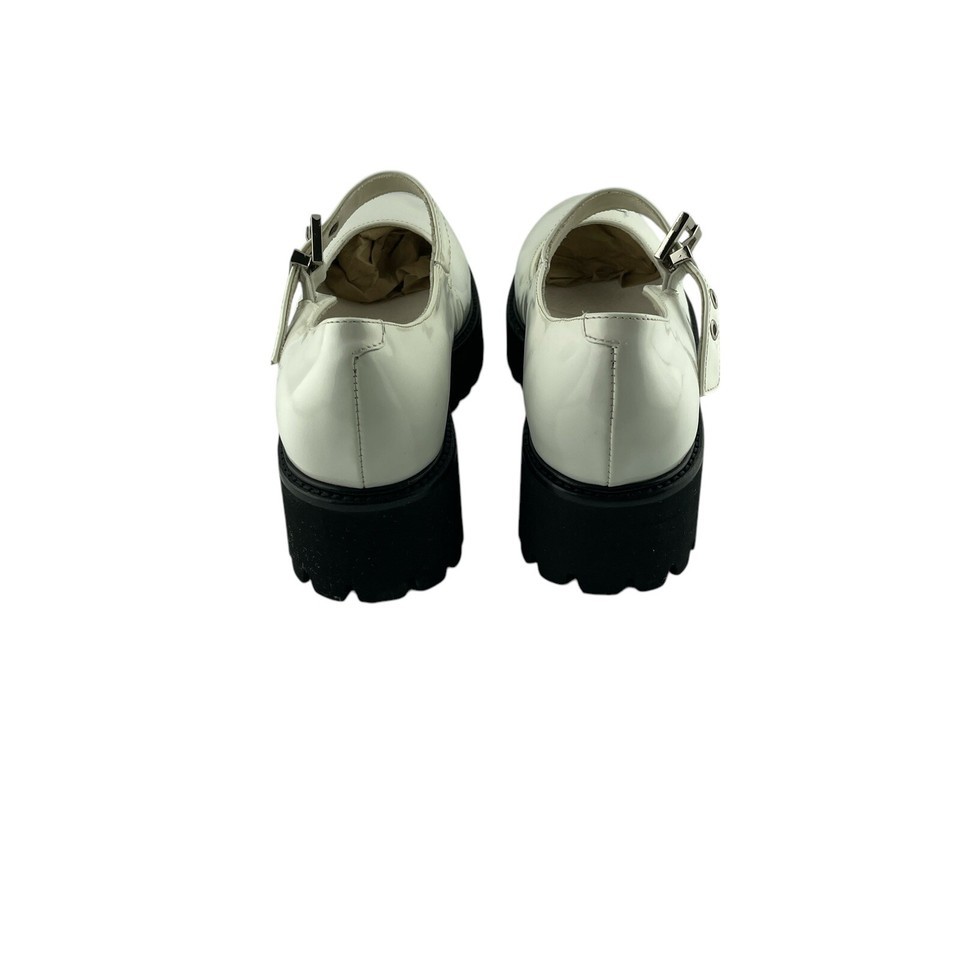 Jeffrey Campbell Shoes White Mary Jane Chunky Lugged Platform Womens Size 7 Item image 5