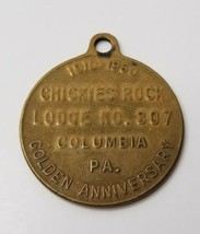 CHICKIES ROCK COLUMBIA PA, LOYAL ODER OF MOOSE LODGE TOKEN KEY CHAIN - $14.95