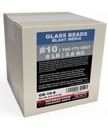 10 Glass Beads, 8 Lb (3.06 Kg), Blasting Abrasive Media (Extra Fine), 10... - $42.96