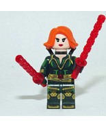 Black Hydra Widow Green Outfit Marvel Movie Custom Minifigures - $11.93 CAD
