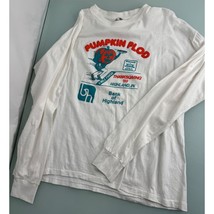 Vintage Pumpkin Plod T Shirt 1989 Long Sleeve Single Stitch White House ... - $49.47