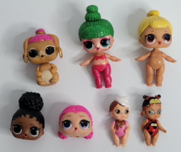 LOL Surprise Doll Lot Baby Bunny Wishes Heads Ice Cream Ladybug Glitter Hair - £15.17 GBP