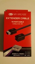 My Arcade Extender Cable 10 Foot Cable For NES Classic Edition or Wii/Wii U -NEW - £6.19 GBP