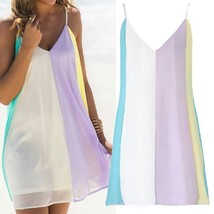 Summer Chiffon Beach Dress - XS - £34.74 GBP