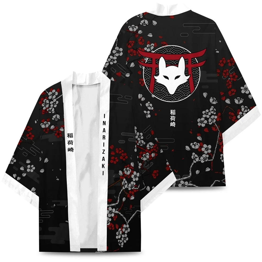  Kimono Haikyuu!! Inarizaki Nekoma High School Hinata Shoyo Cosplay Costume Coat - £96.42 GBP