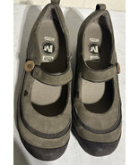 Merrell Plaza Emme Olive Green Mary Jane Slip On Shoes Womens Sz 8.5 - $16.83